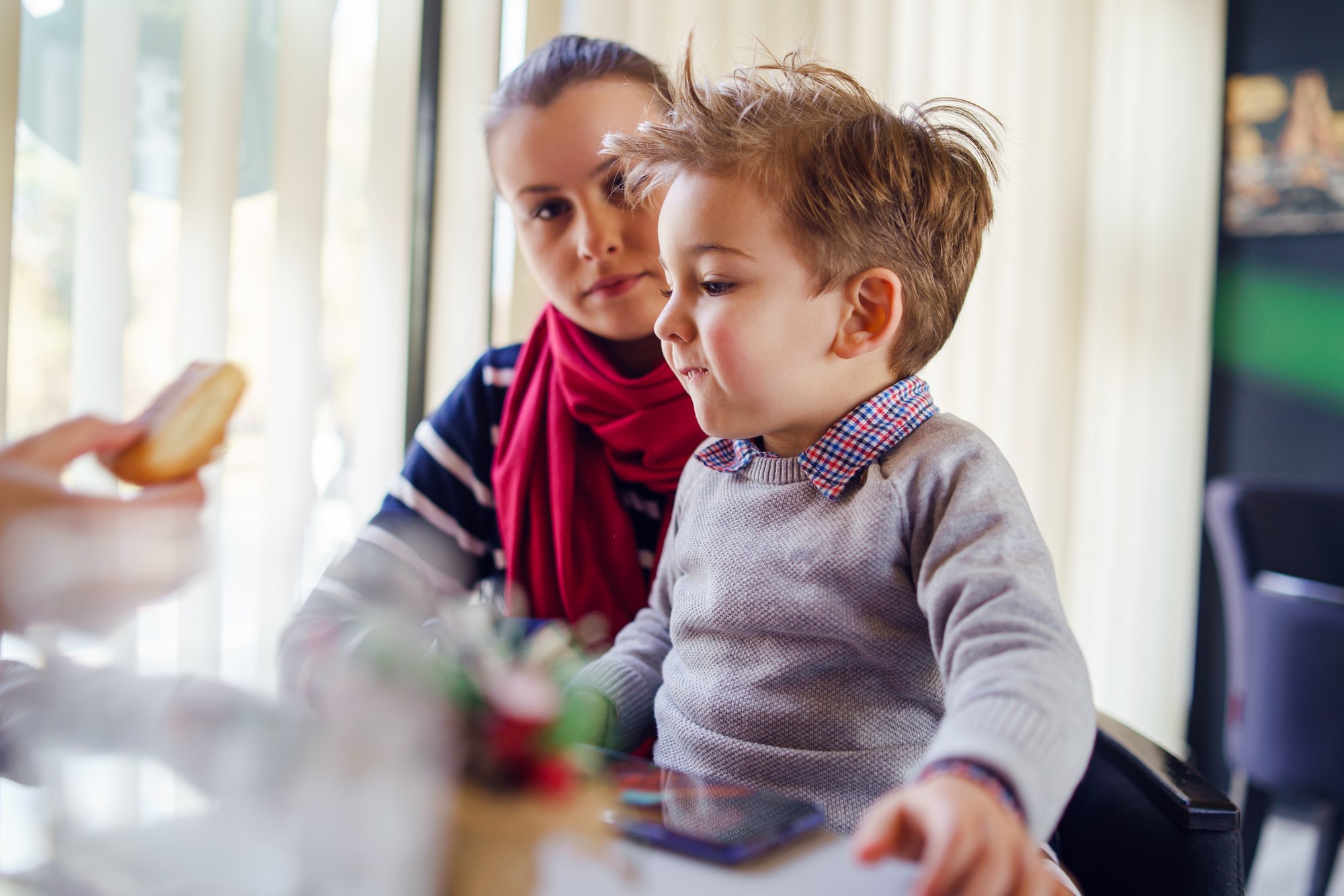 mother-son-sitting-home